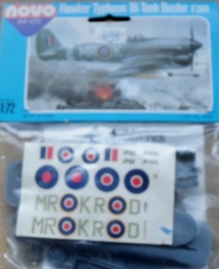 NOVO 1/72 F389 HAWKER TYPHOON 1B TANK BUSTER